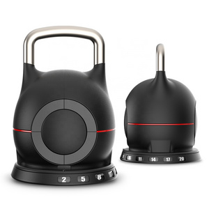 New 7 In 1 Weight Selection Design 2Kgs To 20Kgs Ajustable Kettlebell For Workouts