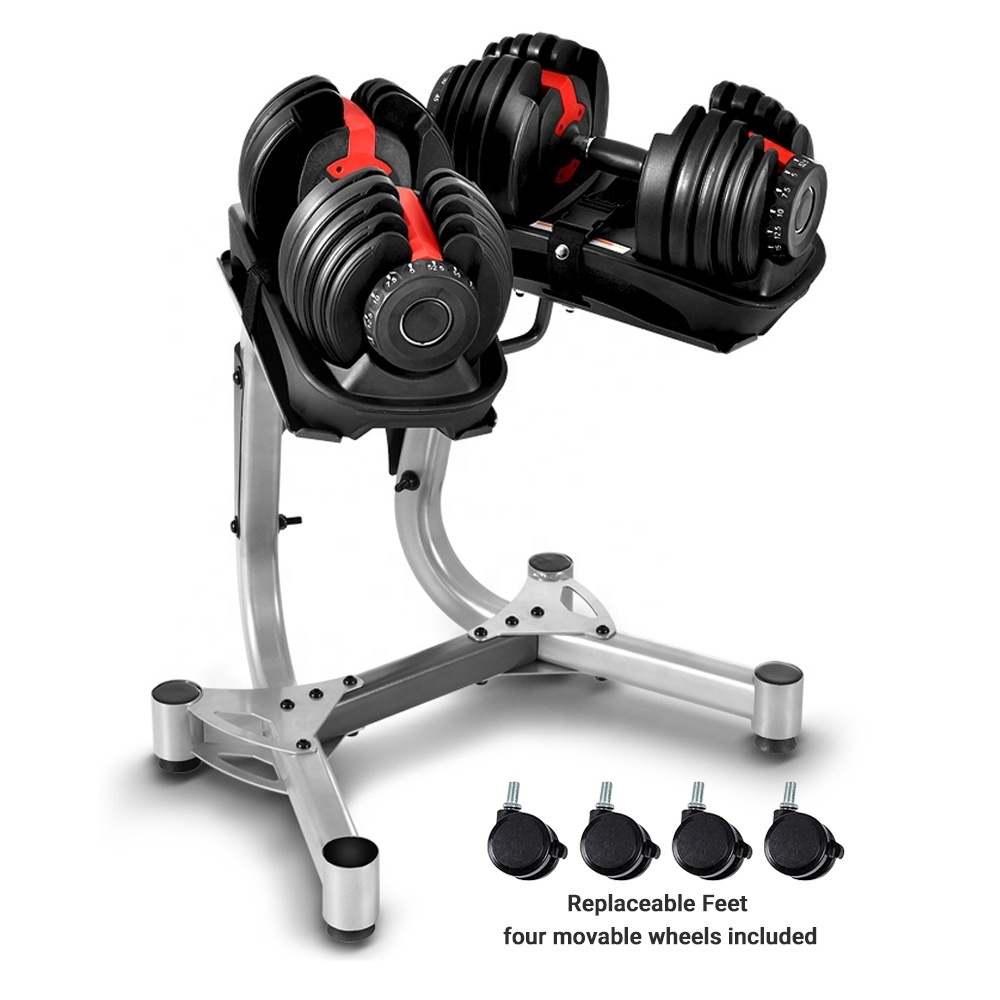 Xdumbbell Capacity Weight 300 Kgs 661 Lbs Black Adjustable Dumbbell Holder Rack Stand For Home Gym