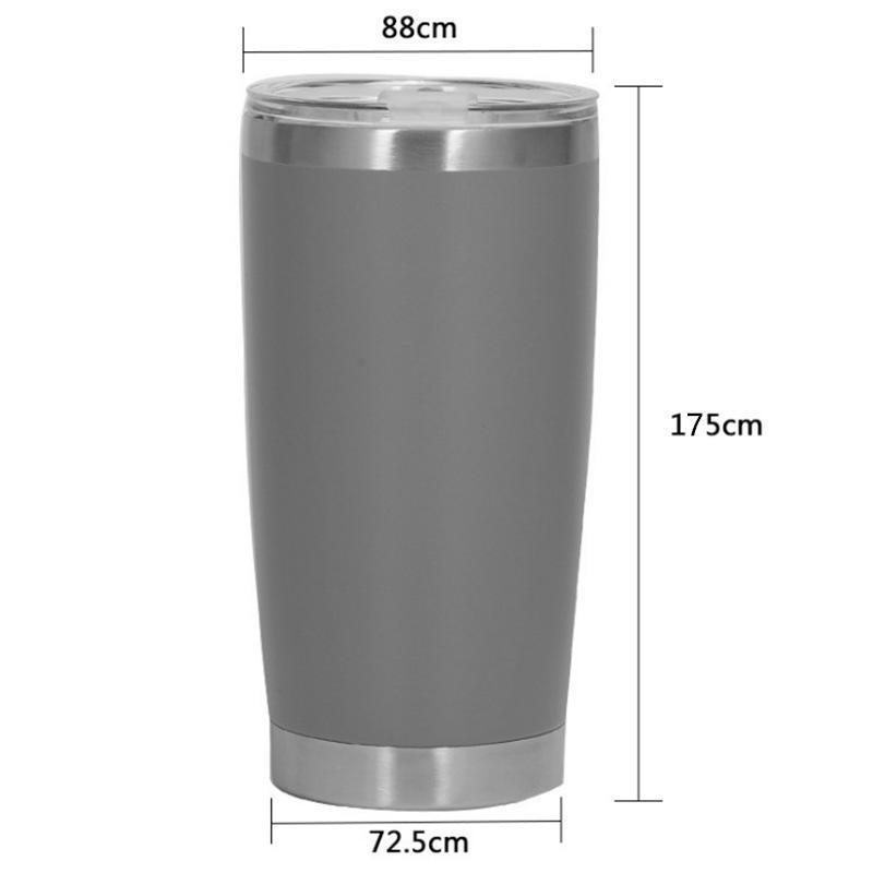 Free Sample 20 oz Stainless Steel Mugs Thermal Coffee Tumbler Cups 20oz Tumbler Bottles Travel Car Mug in Bulk