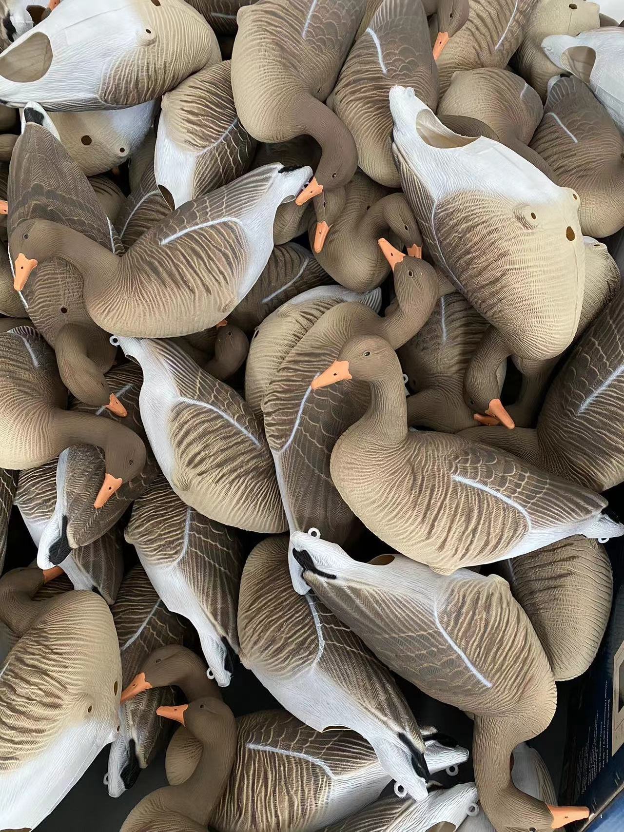 Elastic EVA Plastic Floating Biomimetic Wild duck And Goose Windsock Decoys For Hunting Outdoors