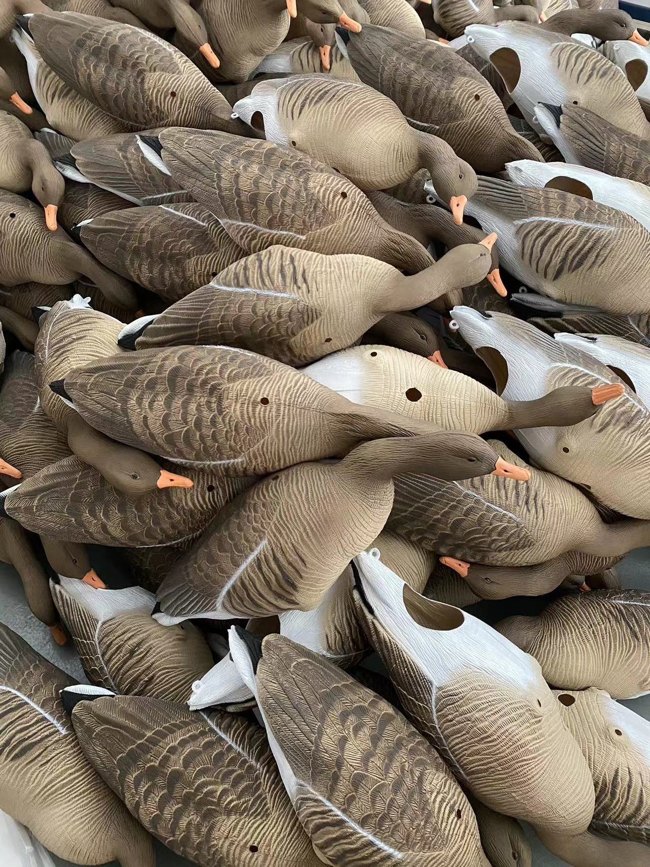 Elastic EVA Plastic Floating Biomimetic Wild duck And Goose Windsock Decoys For Hunting Outdoors