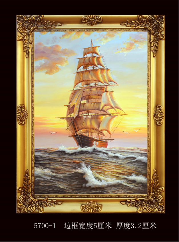 Customize Size Antique Frame Wooden Art Canvas Painting Frame