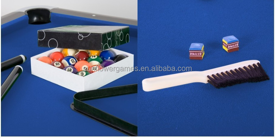 High Quality Slate Bed Solid Wood Indoor 7ft  Pool Table Billiard Table