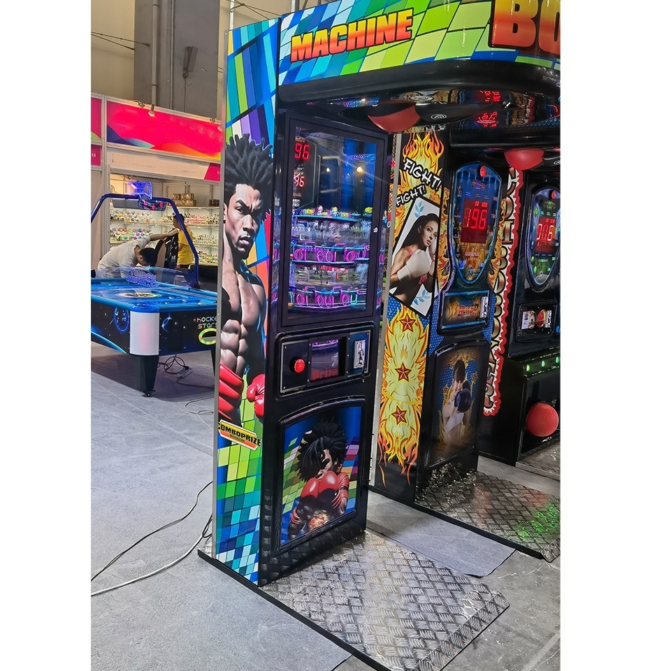 Indoor Amusement Sport Arcade Games Machines Coin Operated Boxing Game Activity Training  Punch Boxing Machine