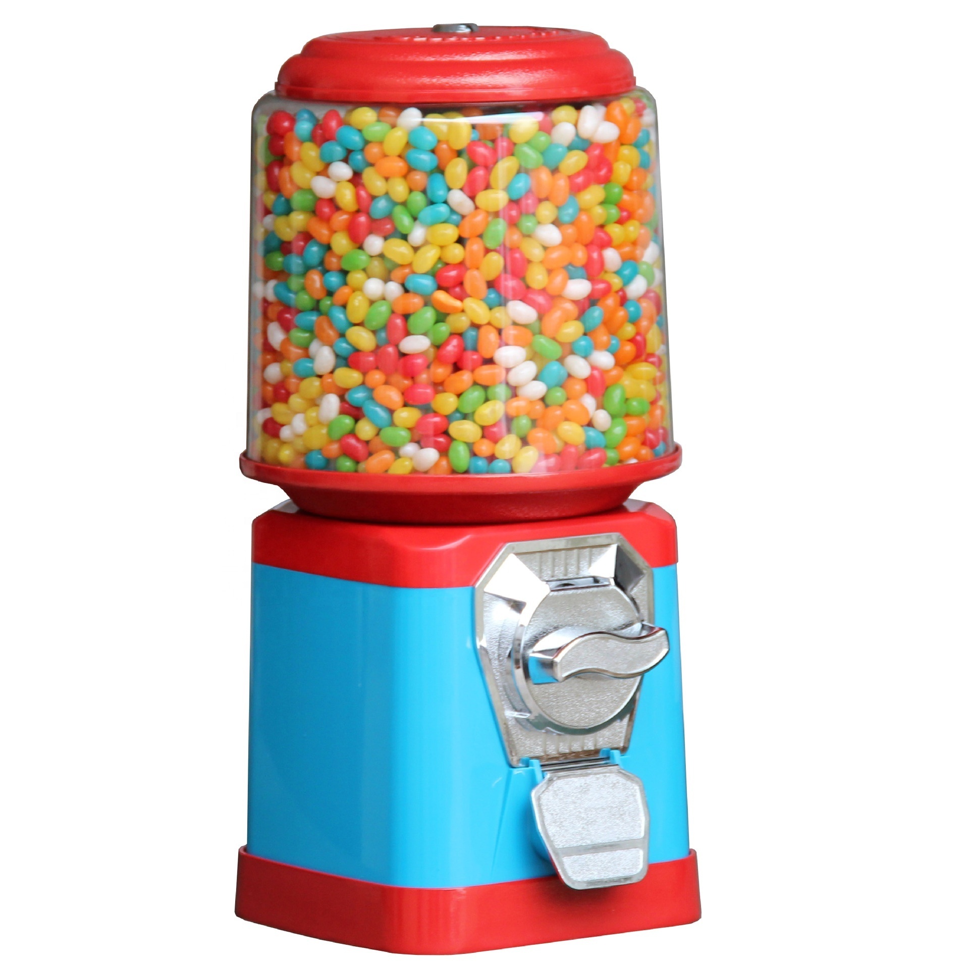 Coin Operated Games Egg Capsule Candy Dispenser Gumball Vending Machine Automatic Cotton Candy Vending Machine