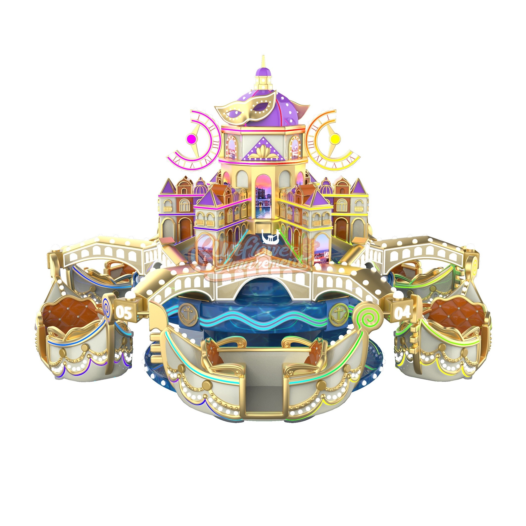 New theme park indoor equipment venice carnival spaceship amusement outdoor amusement park rides