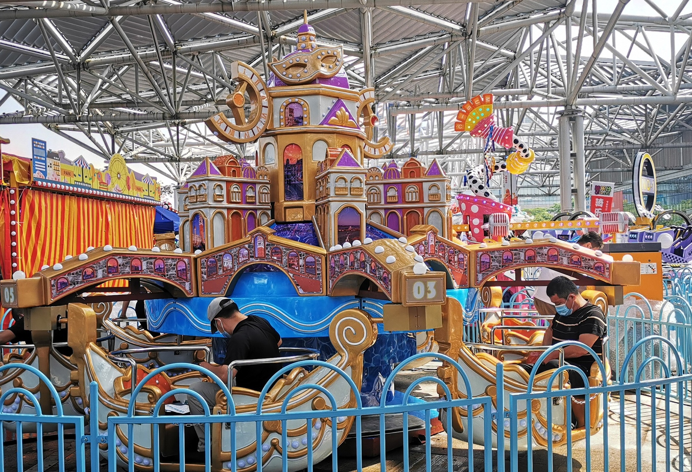 New theme park indoor equipment venice carnival spaceship amusement outdoor amusement park rides