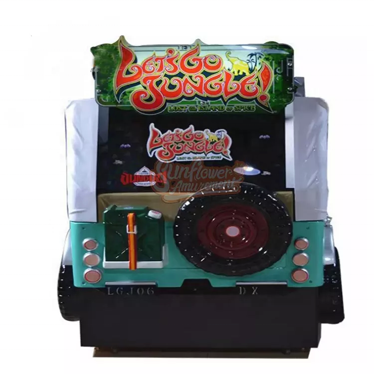 Amusement Shooting Game Machine Lets Go Jungle Adult Arcade Coin Operated Game Room Machine