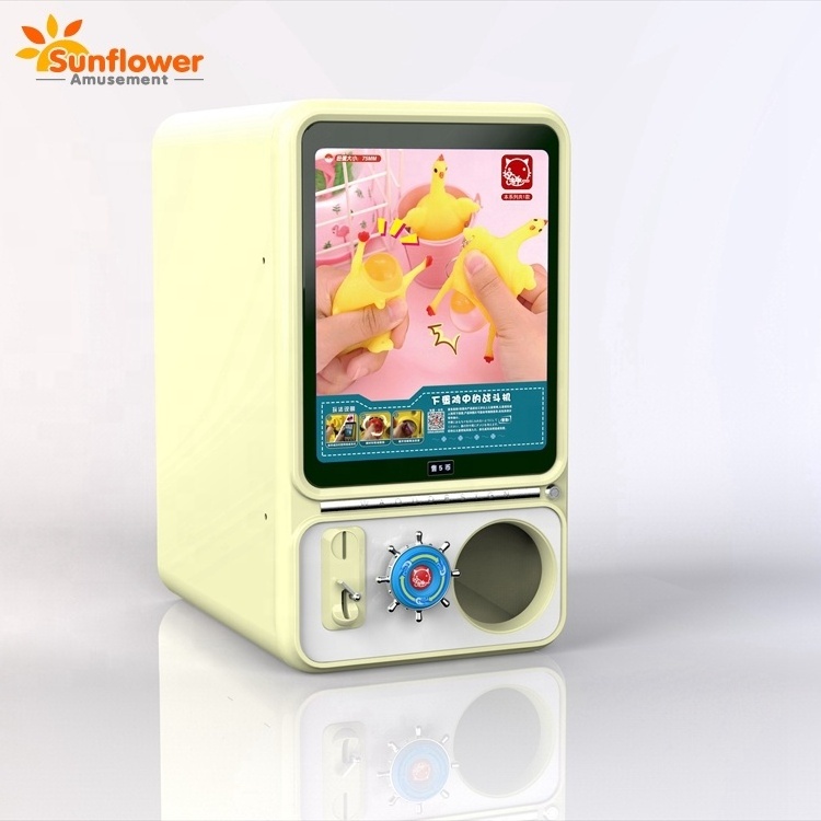 Electronic coin capsule vending machine , fairground arcade vending game machine candy