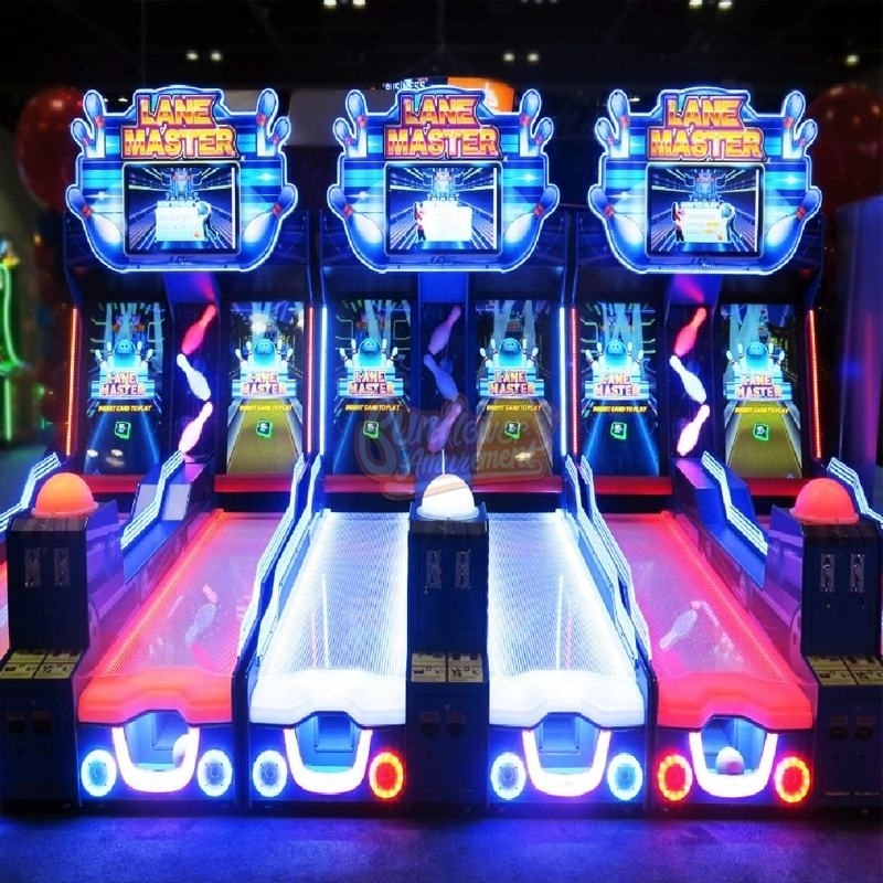 Coin Operated Redemption Tickets  Arcade Bowling Machine 2 Players Indoor Sport Game Machine