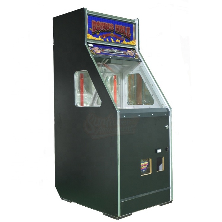 Coin Operated Game Machine With Ticket Coin Pusher Quarter Game Machine Bonus Hole Coin Pusher