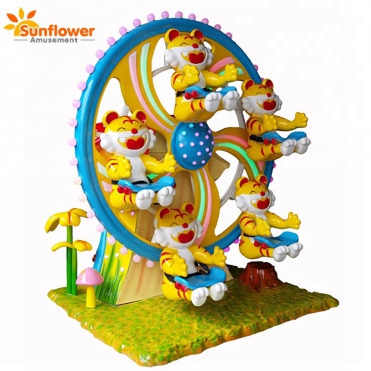 Fiberglass mini ferris wheel kiddie rides,kids small ferris wheel for sale