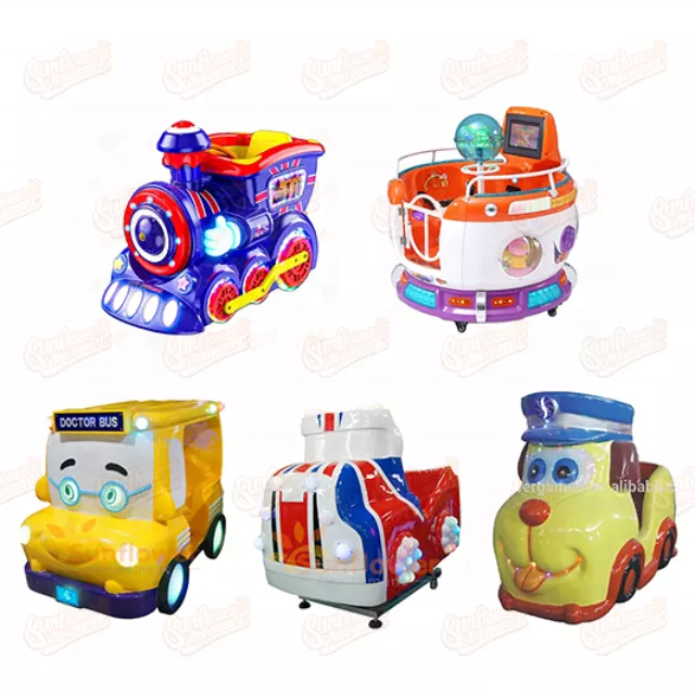 Shopping Mall  Kiddie Rides Arcade Games Machine Coin Operated Electric Swing Car Game Machine Kiddie Ride