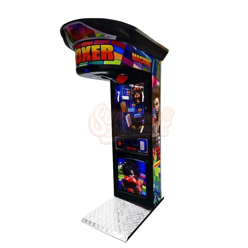 Indoor Amusement Sport Arcade Games Machines Coin Operated Boxing Game Activity Training  Punch Boxing Machine