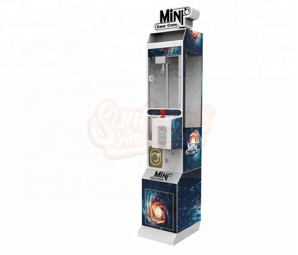 Coin Operated Prize Toy Crane Claw Game Machine With Bill Acceptor  Mini Crane Claw Vending Machine