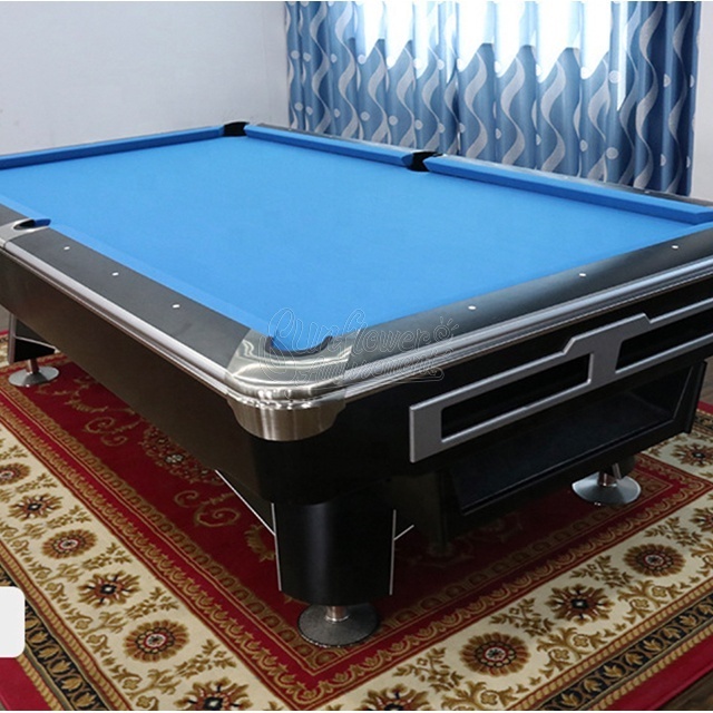 8 ft Advanced Configuration Top Level Configuration Solid Wood Bluestone Slab Snooker & Billiard Pool Table