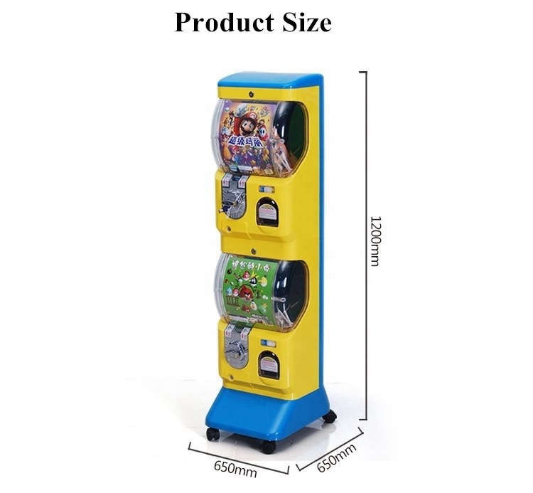 Coin operated  gashapon gacha  toys prize machine capsule toy vending machine