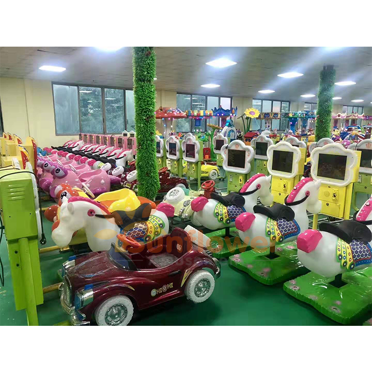 Coin Operated Machine Amusement Kiddie Ride Arcade Track Train Manufacturer Kids Electric Mini Train