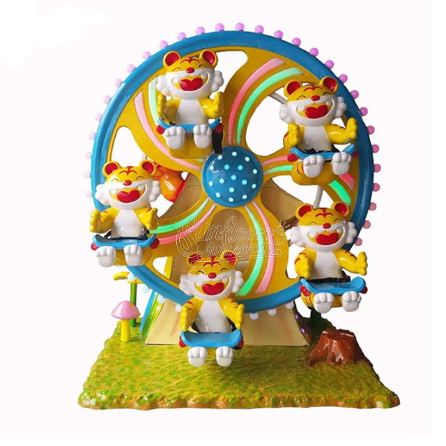 Hot Sale Indoor Shopping Mall Kiddie Game 5 Seats Small Ferris Wheel for Sale