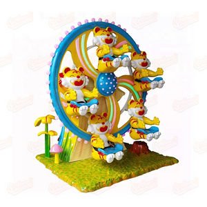 Outdoor/ indoor Amusement Park 5 players Ferris Wheel Kiddie Rides for sale