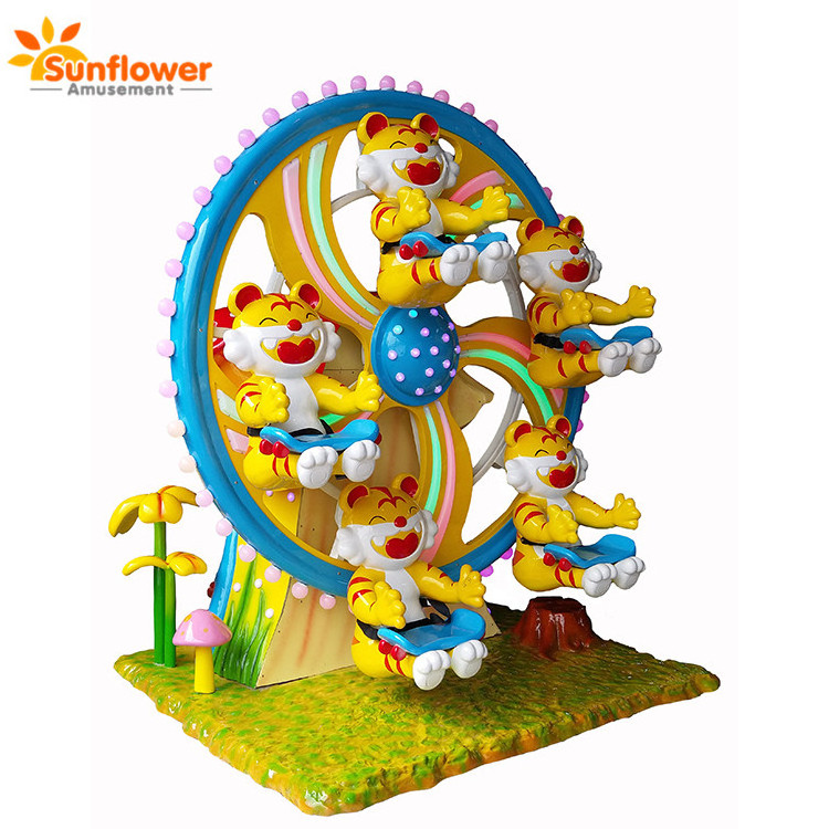 Outdoor/ indoor Amusement Park 5 players Ferris Wheel Kiddie Rides for sale