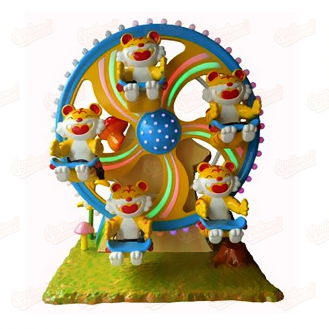 Outdoor/ indoor Amusement Park 5 players Ferris Wheel Kiddie Rides for sale