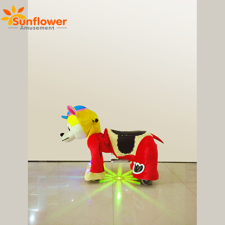 High Quality Interesting Pedal Plush Animal Electric Scooters And Kids Ride On Toy Electric Animal Scooters