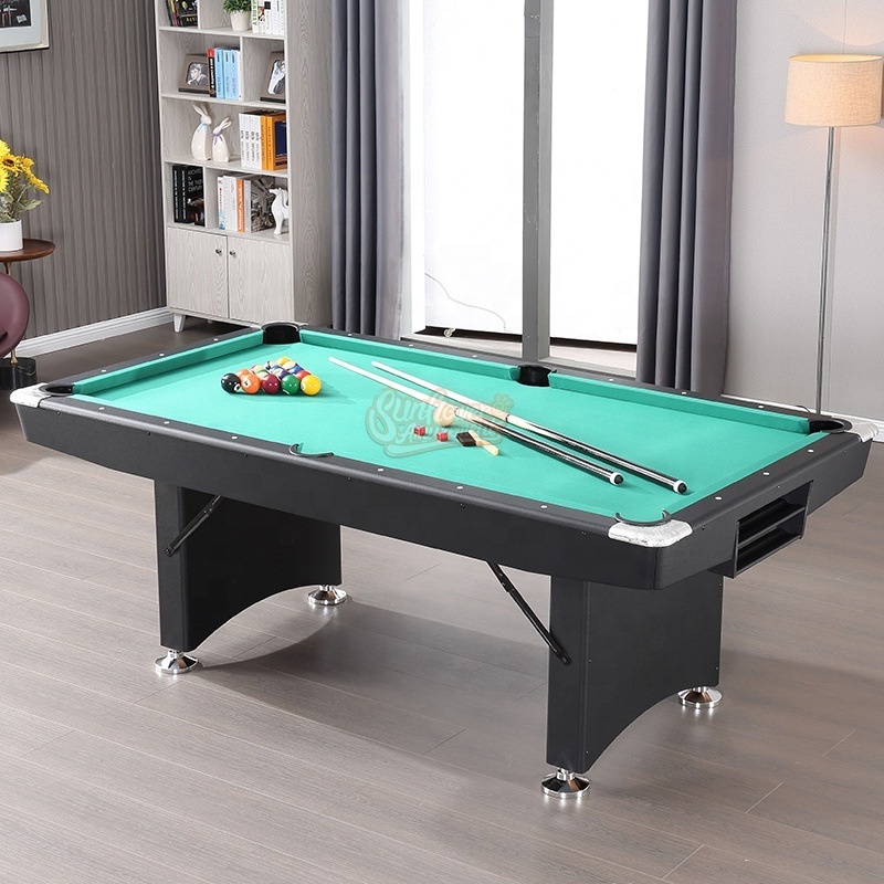 Factory Cheap Price Foldable Billiard Table Snooker Pool Table Mdf Table For 7ft