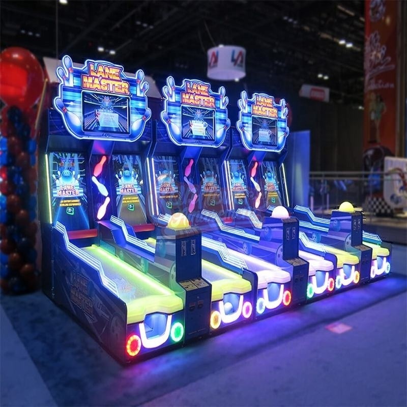 Coin Operated Redemption Tickets  Arcade Bowling Machine 2 Players Indoor Sport Game Machine