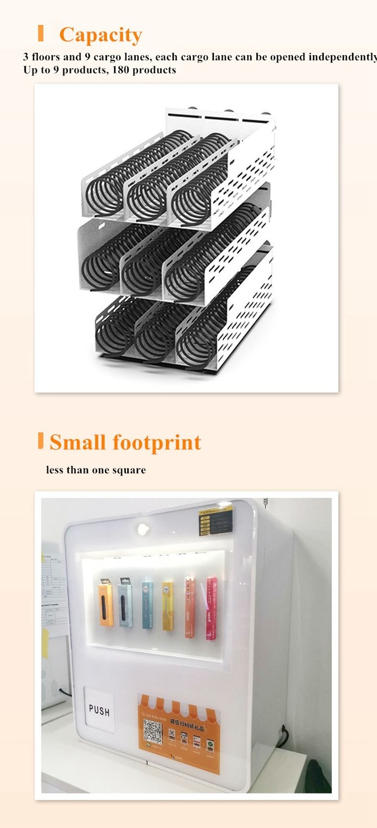 Self-service automatic sanitary napkin vending machine small cigarette desktop vending machines