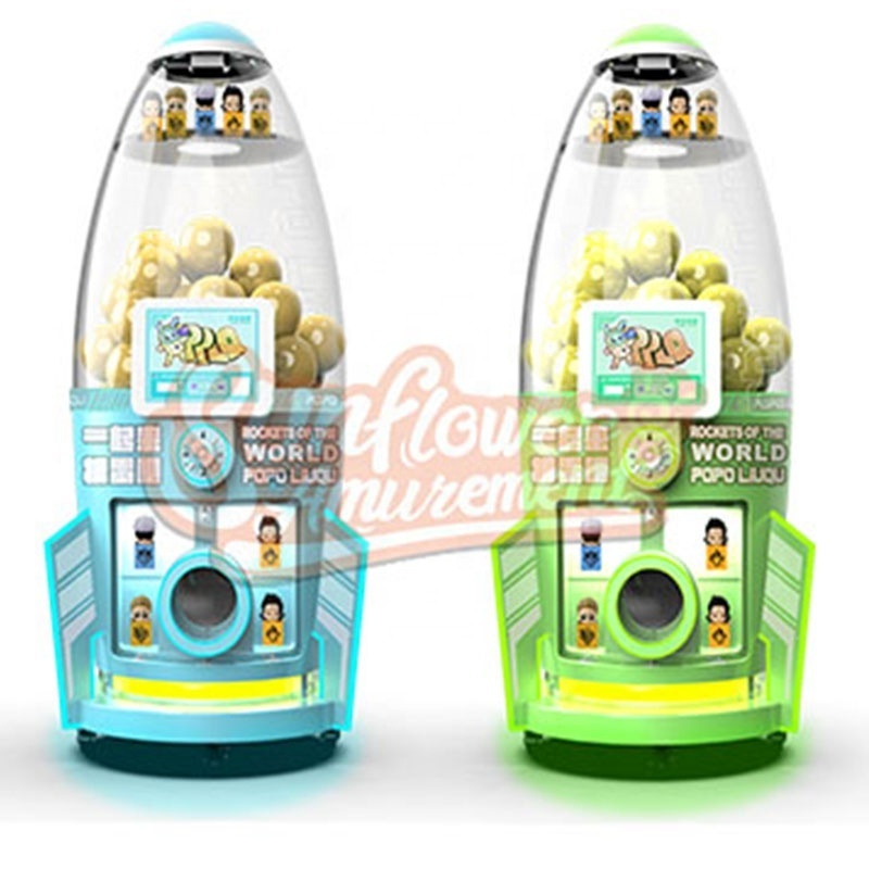 Capsule Toy Vending Machine Shopping Mall  Gacha Gashapon Tennis Candy Gumball Bouncy Rubber Golf Ball prize suspension