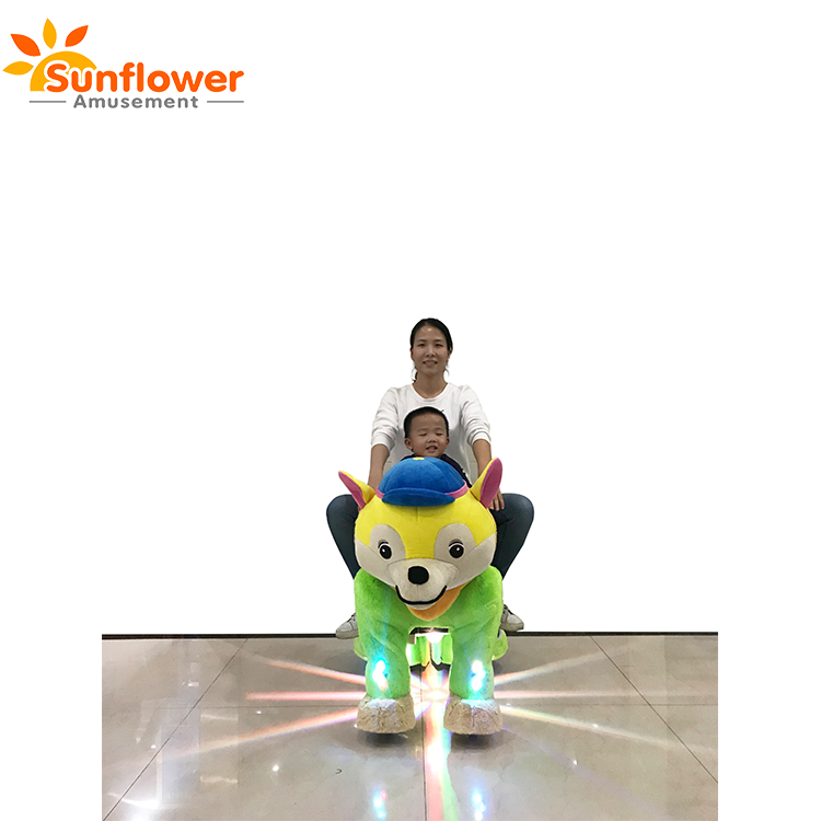 High Quality Interesting Pedal Plush Animal Electric Scooters And Kids Ride On Toy Electric Animal Scooters