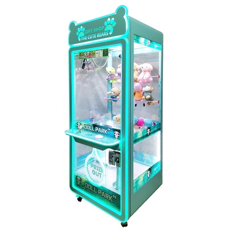 Game Room Coin Operated Arcade Toy Claw Crane Machine Plush Toy Catcher Prize Vending Machine