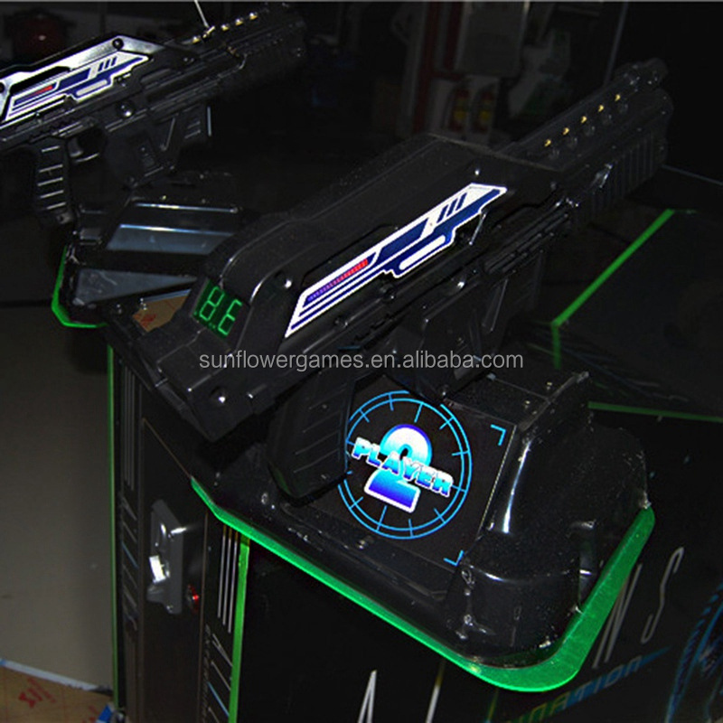 Factory Supply 42 inch Aliens Shooting Gun Arcade Game Machine Coin Operated Simulator Game Machine