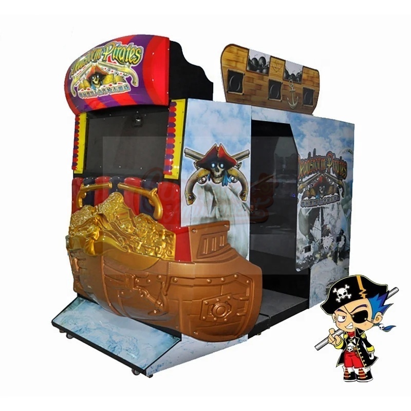 Deadstorm Pirates 55 Inch Video Machine  Coin Operated Simulator Arcade Gun Shooting Game Machine Amusement Simulator Machine