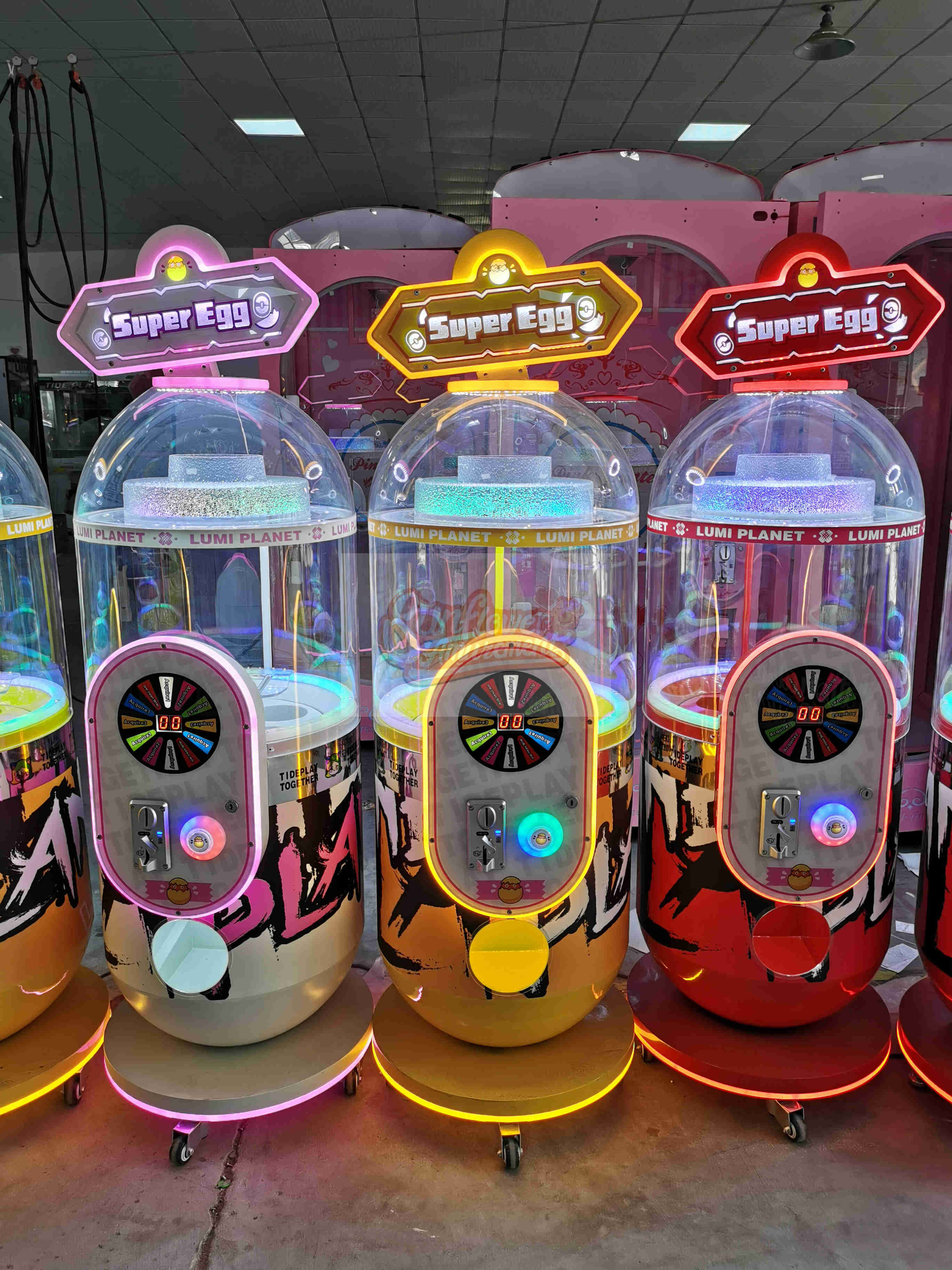 Coin Operated Automatic Crystal Capsule Toy Vending Machine Capsule Gashapon Vending Machine