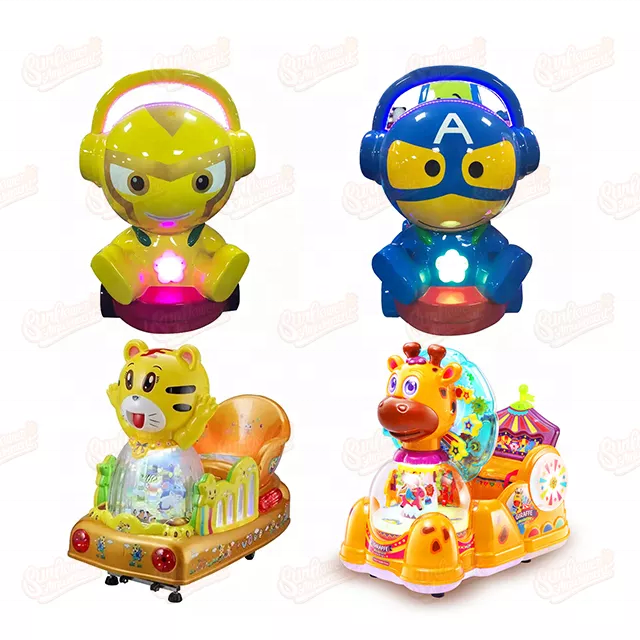 Shopping Mall  Kiddie Rides Arcade Games Machine Coin Operated Electric Swing Car Game Machine Kiddie Ride