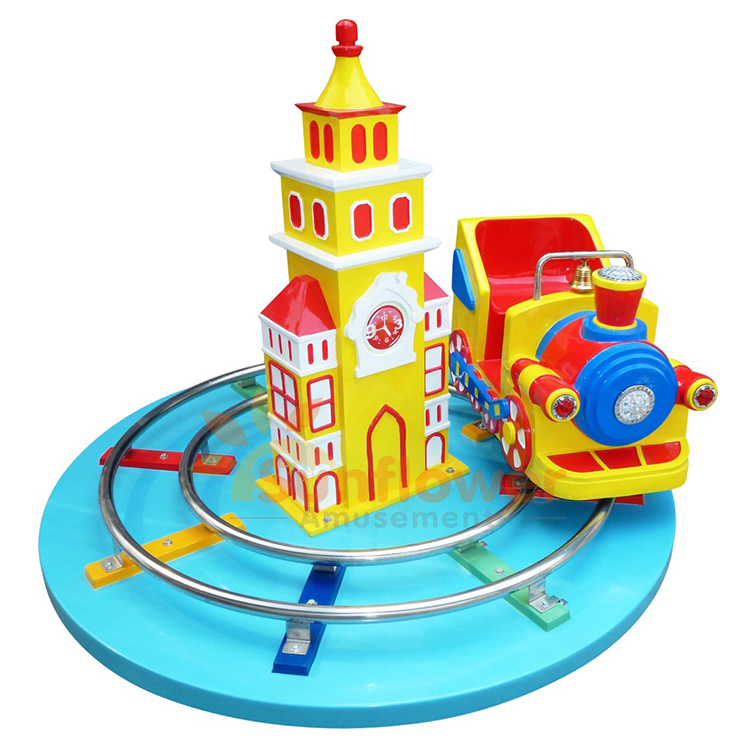 Coin Operated Machine Amusement Kiddie Ride Arcade Track Train Manufacturer Kids Electric Mini Train