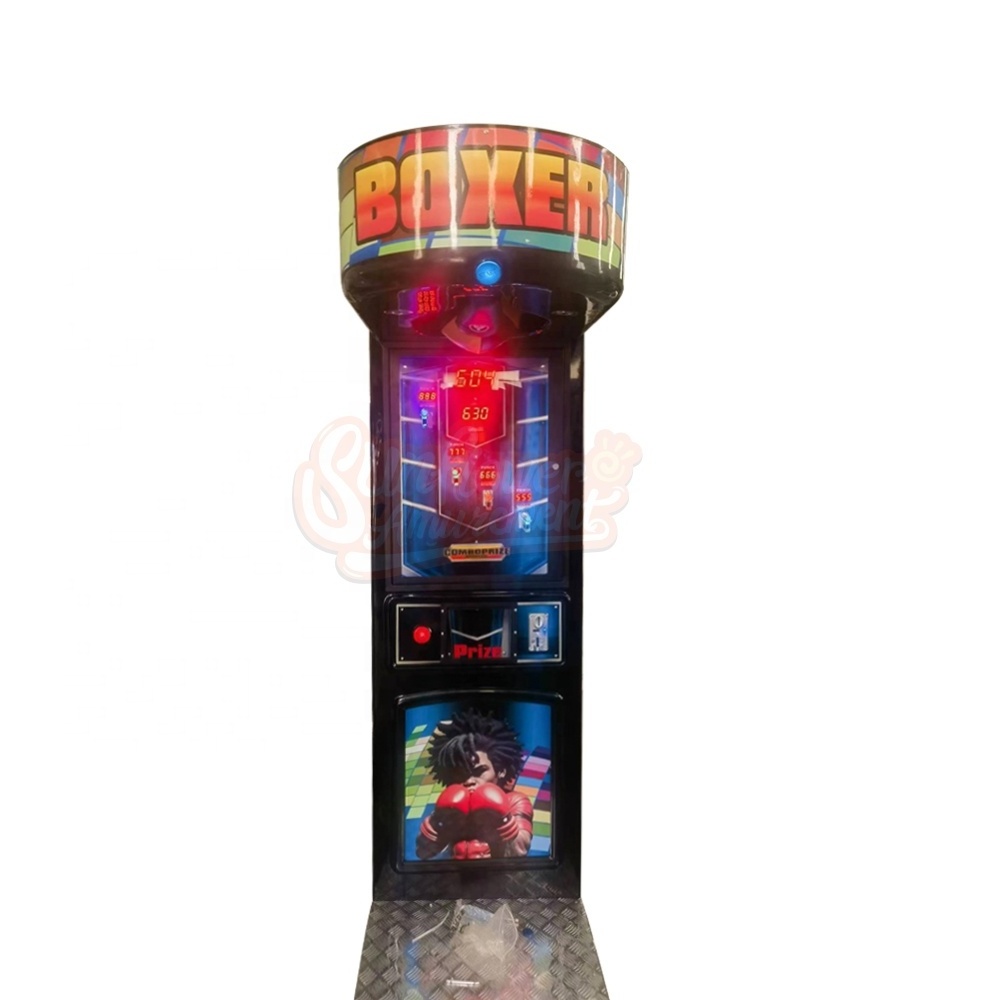 Indoor Amusement Sport Arcade Games Machines Coin Operated Boxing Game Activity Training  Punch Boxing Machine