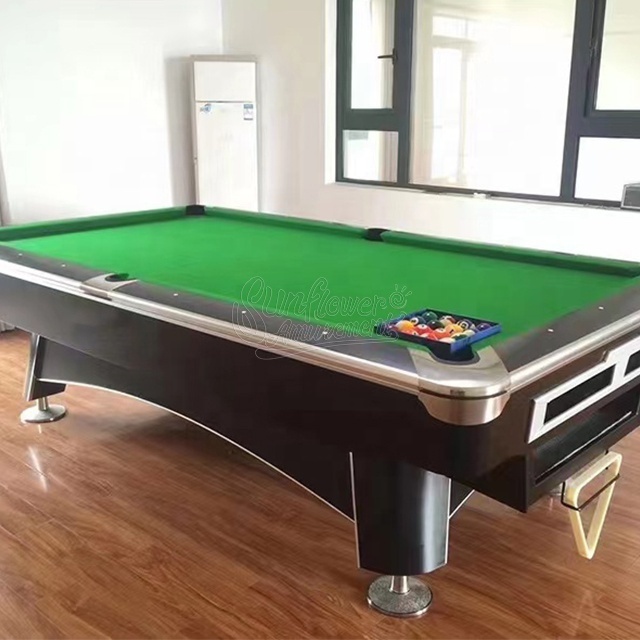 8 ft Advanced Configuration Top Level Configuration Solid Wood Bluestone Slab Snooker & Billiard Pool Table