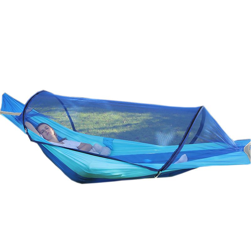 Camping Double Hammock With Mosquito Net Hanging Portable Hammock For Adult