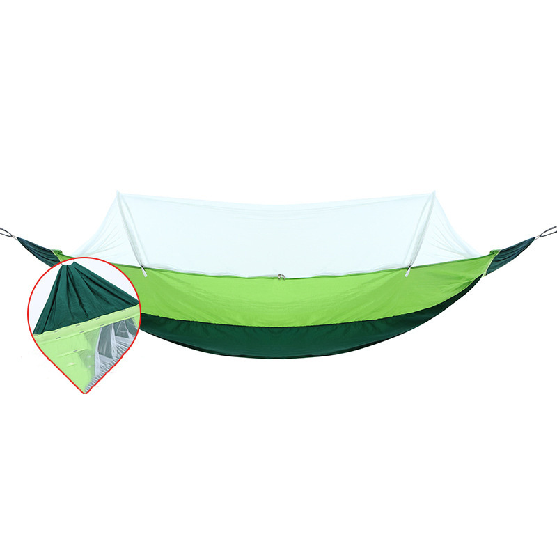 Camping Double Hammock With Mosquito Net Hanging Portable Hammock For Adult