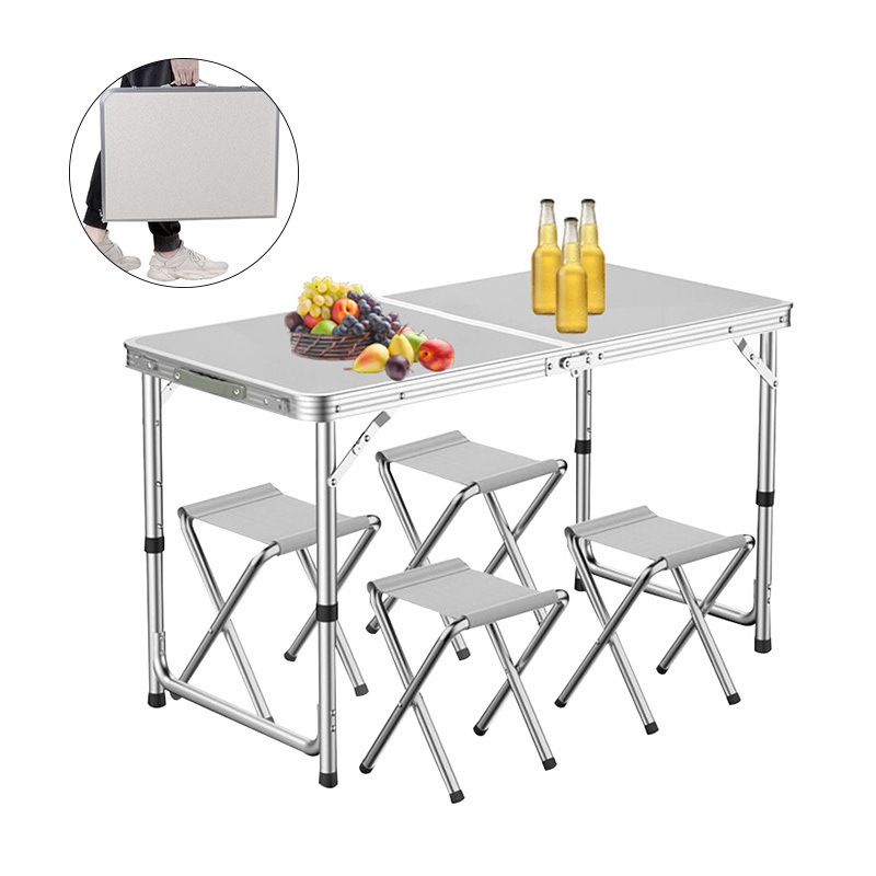 Lightweight Adjustable Portable Aluminum Kitchen Picnic Folding Camping Table