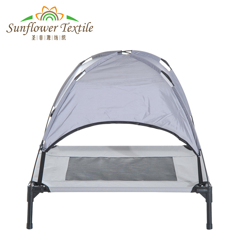 Best Choice Products Raised Mesh Cot Cooling Dog Bed Removable Canopy Tent