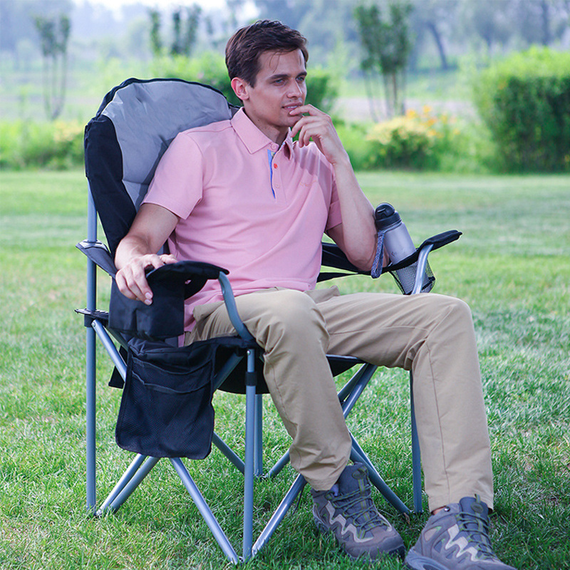 heated folding outdoor camping fishing chair heat up chair