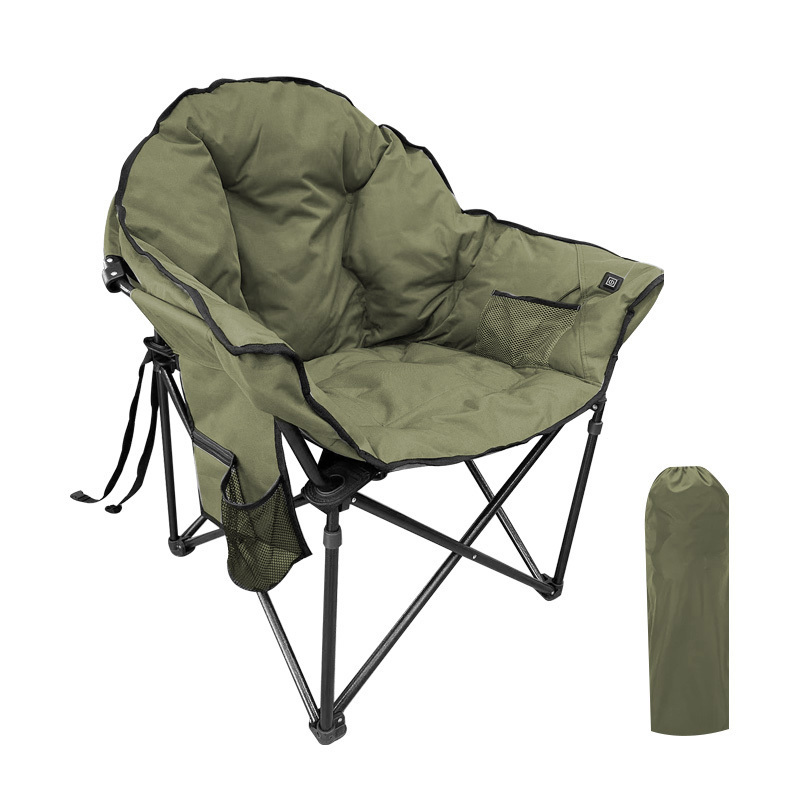 Manufacturers Sofa Padded Folding Camping Moon Lounge Chair For Adults