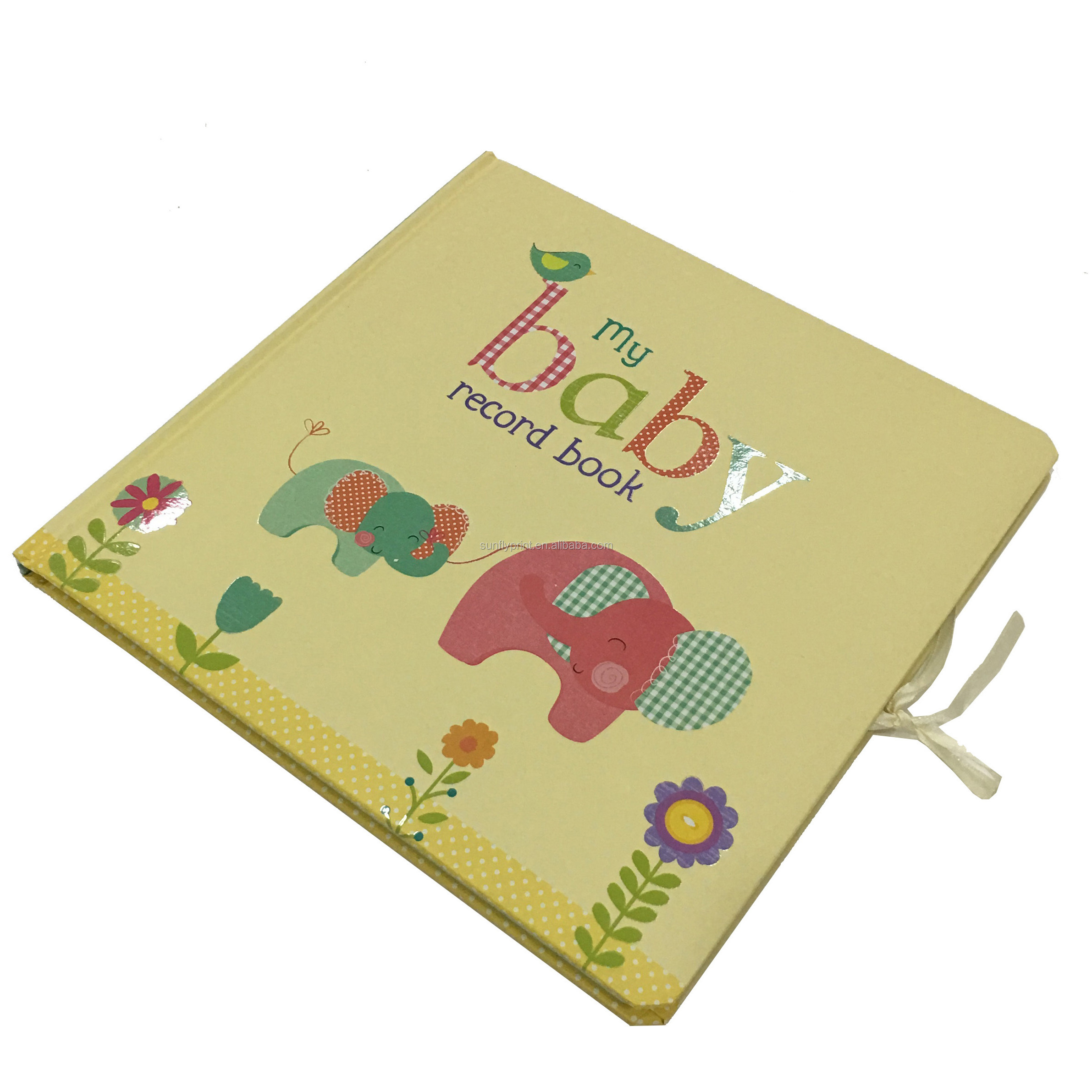 Custom Children Record Book Printing Service Baby  Hardcover Memory Book Child Photo Album Printing Baby first year memory books