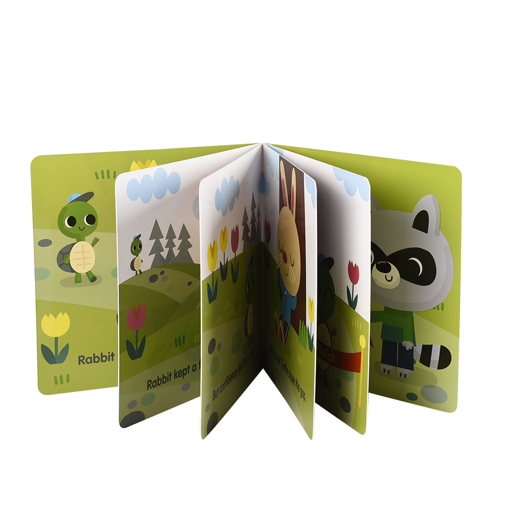 China Factory Wholesale Full Color Hardback Book Printing Service Customized Printing Children Cardboard Book Service