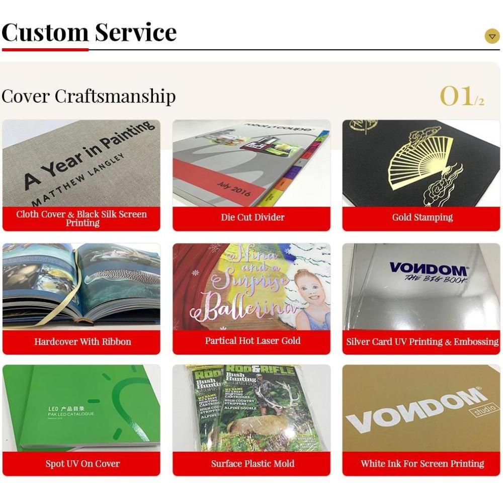 Custom On Pdf Print Price Book Offset Printing Lock Stitch Hardbound Hardcover Book Print Service