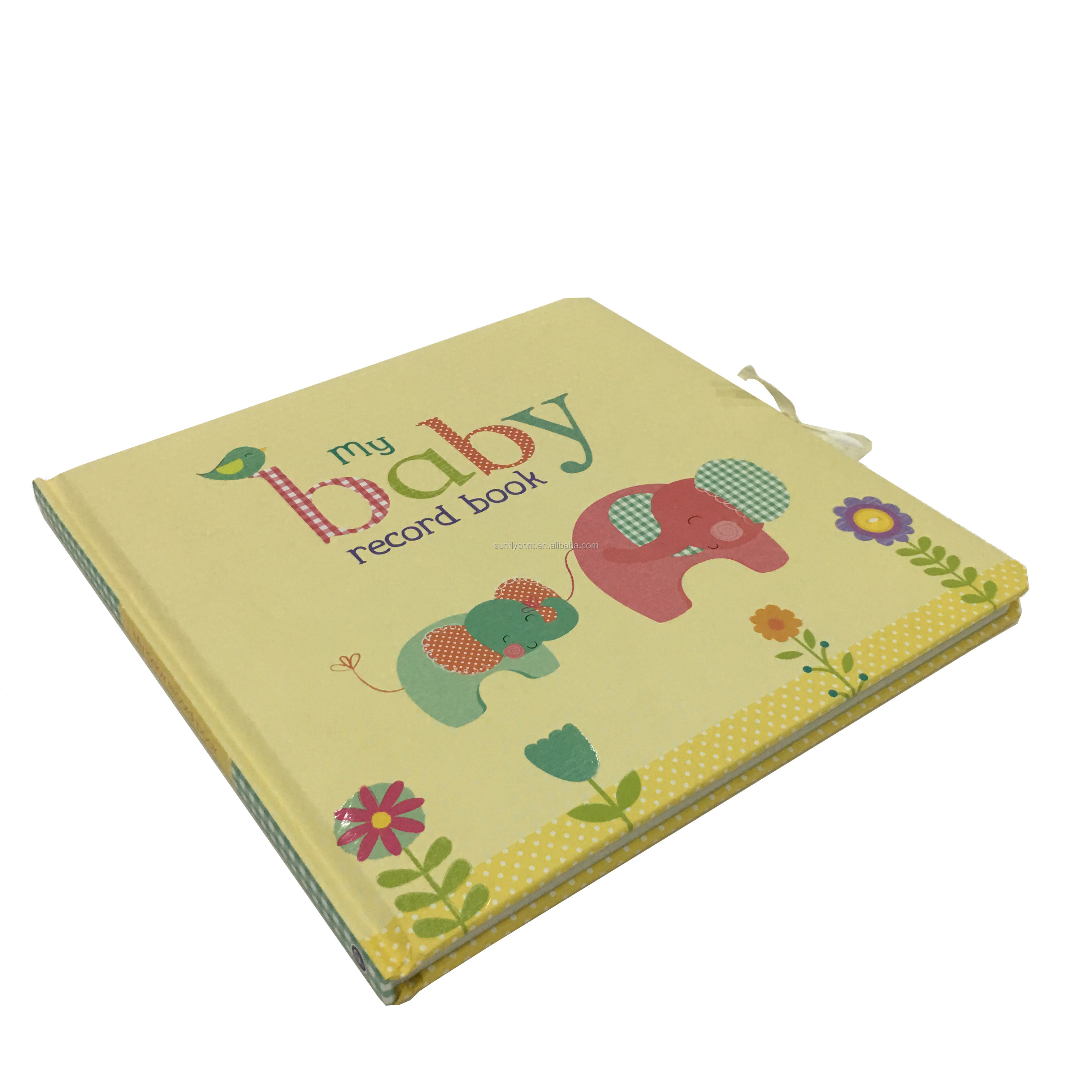 Custom Children Record Book Printing Service Baby  Hardcover Memory Book Child Photo Album Printing Baby first year memory books